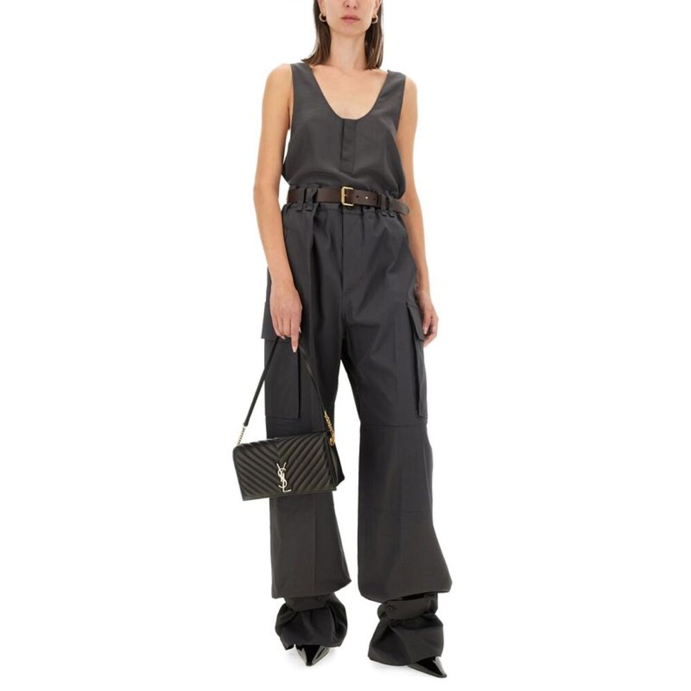 Saint Laurent Women Tank Top "Henley" - Picture 5 of 5